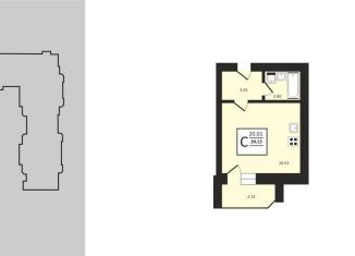 Продажа квартиры студии, 30.1 м2, Владимир, улица Верхняя Дуброва, 32В, Ленинский район