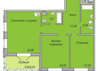 Продажа 3-комнатной квартиры, 110.5 м2, Красноярск, Техническая улица, 2, Железнодорожный район
