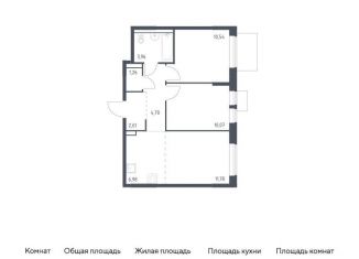 Продаю двухкомнатную квартиру, 51.9 м2, Москва, Молжаниновский район