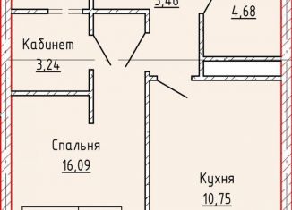 Продаю 1-комнатную квартиру, 44.9 м2, Грозный, улица Сайпуддина Ш. Лорсанова, 20