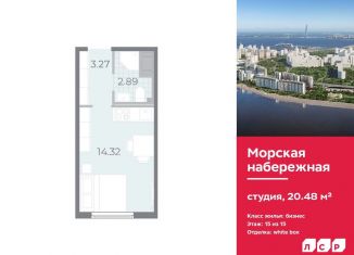 Продажа квартиры студии, 20.5 м2, Санкт-Петербург, метро Приморская