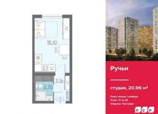 Продается квартира студия, 21 м2, Санкт-Петербург, метро Гражданский проспект
