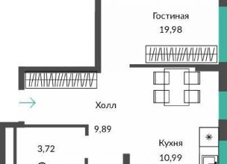 Продажа 3-ком. квартиры, 77.5 м2, Крым