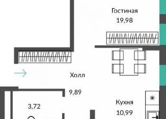 Продажа 3-комнатной квартиры, 77.5 м2, Крым