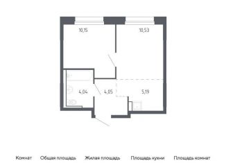 Продам однокомнатную квартиру, 34 м2, Тюменская область, жилой комплекс Чаркова 72, 2.2