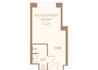 Продам 1-комнатную квартиру, 21.2 м2, Липецкая область