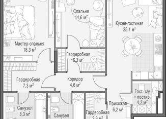 Продается 2-комнатная квартира, 106.5 м2, Москва, метро Беговая