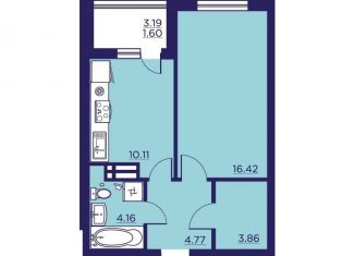 Продажа 1-комнатной квартиры, 40.9 м2, Воронеж, улица Ломоносова, 116/25, Центральный район