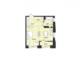 Продается 1-комнатная квартира, 42.8 м2, Хабаровск, Албанский переулок