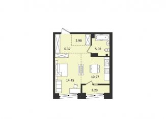 Продается 1-комнатная квартира, 43 м2, Хабаровск, Албанский переулок