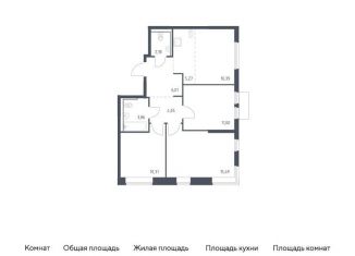 Продаю 3-комнатную квартиру, 68.6 м2, Московская область, микрорайон Пригород Лесное, к18