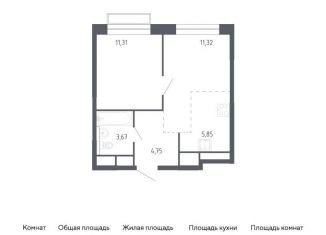 Продается 1-ком. квартира, 36.9 м2, Балашиха, жилой квартал Новоград Павлино, к6