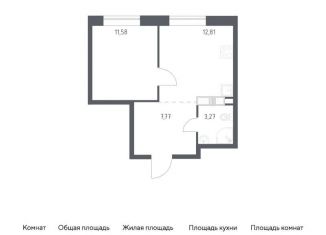 Продам 1-комнатную квартиру, 35.4 м2, Москва, Золотошвейная улица