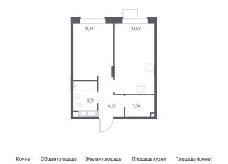 Продажа 1-комнатной квартиры, 35.6 м2, Балашиха, жилой квартал Новоград Павлино, к34