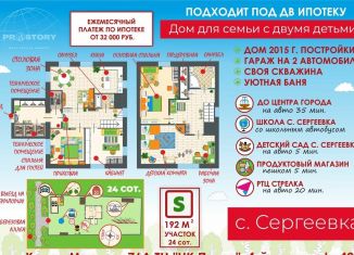 Продажа дома, 192 м2, Хабаровский край, улица Строителей, 6