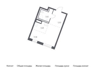Продается квартира студия, 25.2 м2, деревня Лаголово, жилой комплекс Квартал Лаголово, 1