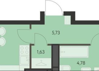 Продается однокомнатная квартира, 41.8 м2, Екатеринбург, метро Чкаловская