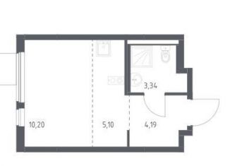 Квартира на продажу студия, 22.8 м2, Москва, жилой комплекс Большая Академическая 85, к3.6