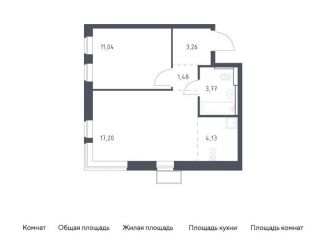 1-ком. квартира на продажу, 40.9 м2, Московская область, жилой комплекс Егорово Парк, к3.2