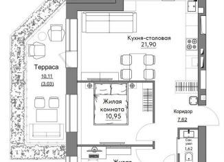 Продам двухкомнатную квартиру, 64 м2, Калуга