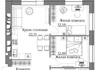 Продам трехкомнатную квартиру, 79 м2, Калуга, Октябрьский округ