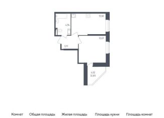 Продается 1-комнатная квартира, 35.9 м2, Санкт-Петербург, метро Рыбацкое, жилой комплекс Живи в Рыбацком, 5