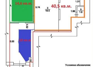 Сдача в аренду торговой площади, 40 м2, Москва, улица Генерала Кузнецова, 26к1