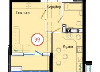 Продам 1-ком. квартиру, 40.6 м2, Темрюк