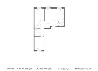 Продаю 2-комнатную квартиру, 69 м2, деревня Столбово, проспект Куприна, 30к1
