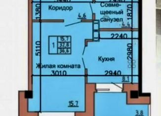 Продается однокомнатная квартира, 36.6 м2, Хакасия, улица Ленинского Комсомола, 77