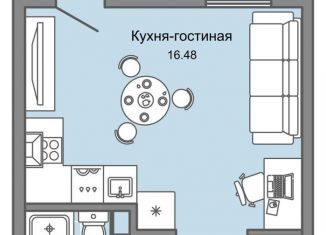 Продажа квартиры студии, 27 м2, Ульяновская область, жилой комплекс Улла, 2