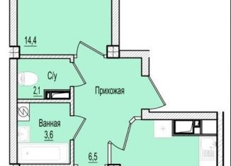 Продается 2-ком. квартира, 62.9 м2, Псковская область