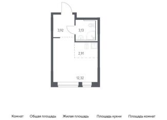 Квартира на продажу студия, 22.3 м2, Москва, жилой комплекс Квартал Марьино, к4