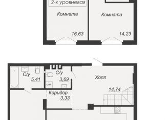 3-ком. квартира на продажу, 137.7 м2, Ростовская область, Социалистическая улица, 118