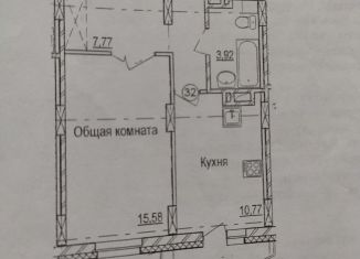 Продажа 1-ком. квартиры, 38 м2, Новосибирск, улица Авиастроителей, 19