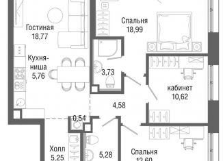 Продажа 3-комнатной квартиры, 85.9 м2, Москва, САО