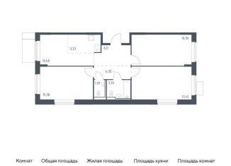 Продается 3-комнатная квартира, 80.6 м2, Москва, жилой комплекс Молжаниново, к5