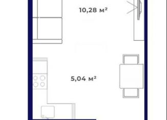 Продается 1-ком. квартира, 21.9 м2, рабочий поселок Маркова