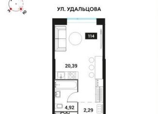 Продажа квартиры студии, 27.6 м2, Москва, район Раменки, Мичуринский проспект, вл45