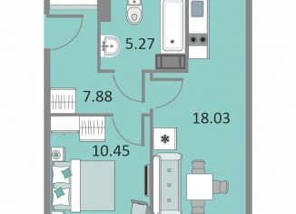 Продажа 1-ком. квартиры, 41 м2, Санкт-Петербург, метро Елизаровская, Варфоломеевская улица, 6