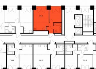 Продается 1-комнатная квартира, 34.2 м2, Санкт-Петербург, набережная Обводного канала, 169, муниципальный округ Измайловское