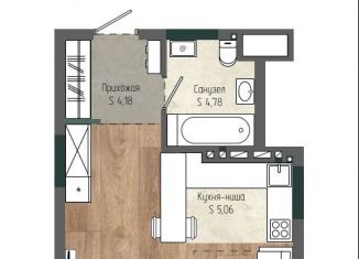 Продаю однокомнатную квартиру, 30.7 м2, Новокузнецк