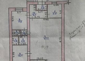 Продам торговую площадь, 92.1 м2, Саранск, улица Пушкина, 14
