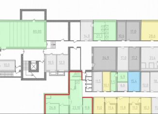 Продам помещение свободного назначения, 59.7 м2, Волгоград, Коммунистическая улица, 5А, Центральный район