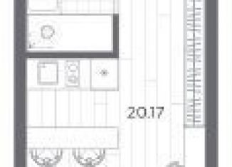 Продается квартира студия, 27.2 м2, Санкт-Петербург, Красногвардейский район, Магнитогорская улица, 51литЗ
