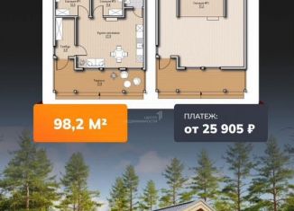 Продается дом, 98.2 м2, Татарстан, улица Симонова, 16