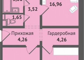 Продается 2-комнатная квартира, 85.6 м2, посёлок городского типа Медведево, микрорайон Ясная Поляна, 19.1