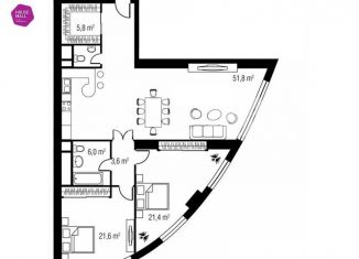 3-ком. квартира на продажу, 128 м2, Москва, проспект Мира, 188Бк1, станция Ростокино