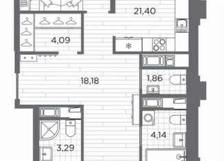 Продажа трехкомнатной квартиры, 103.4 м2, Санкт-Петербург, метро Приморская