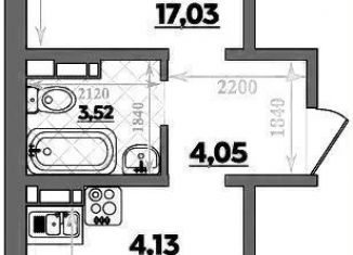Продам 2-ком. квартиру, 43 м2, Ростов-на-Дону, улица Дмитрия Петрова, 8, ЖК Суворовский